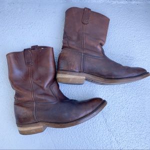 Red Wing Brown Leather 1155 Heritage Peco Boots